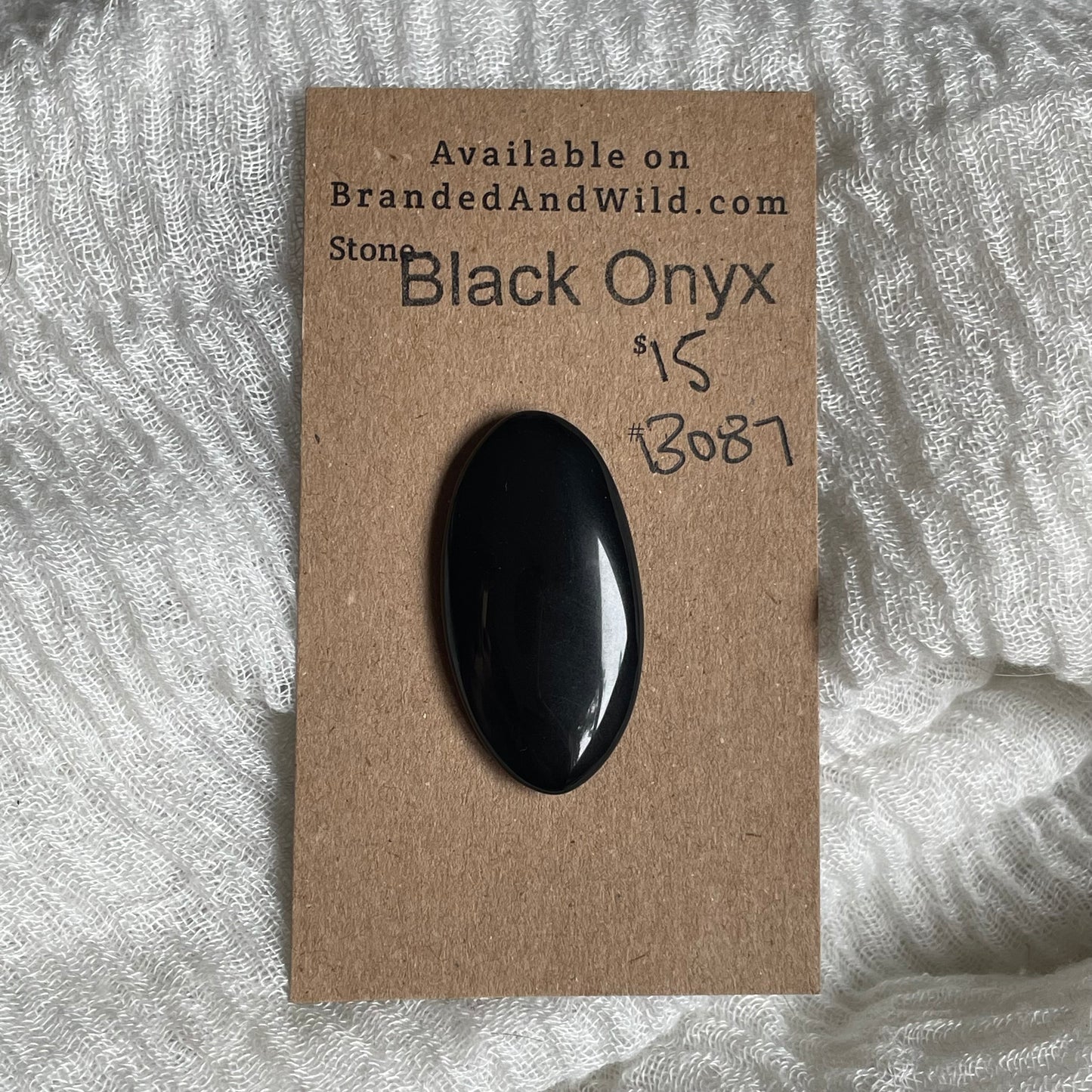 Black Onyx - Cabochon - BO87