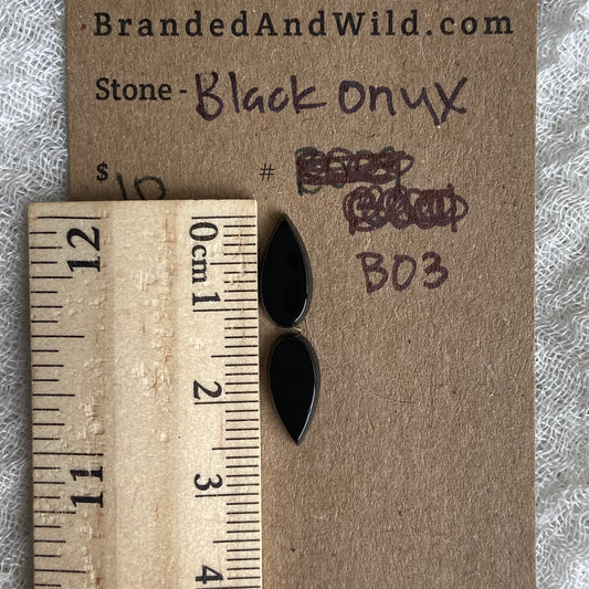 Black Onyx - Cabochon - BO3