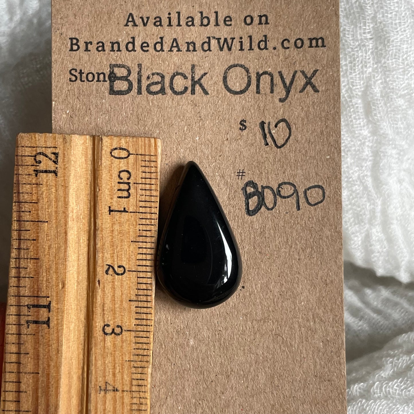 Black Onyx - Cabochon - BO90