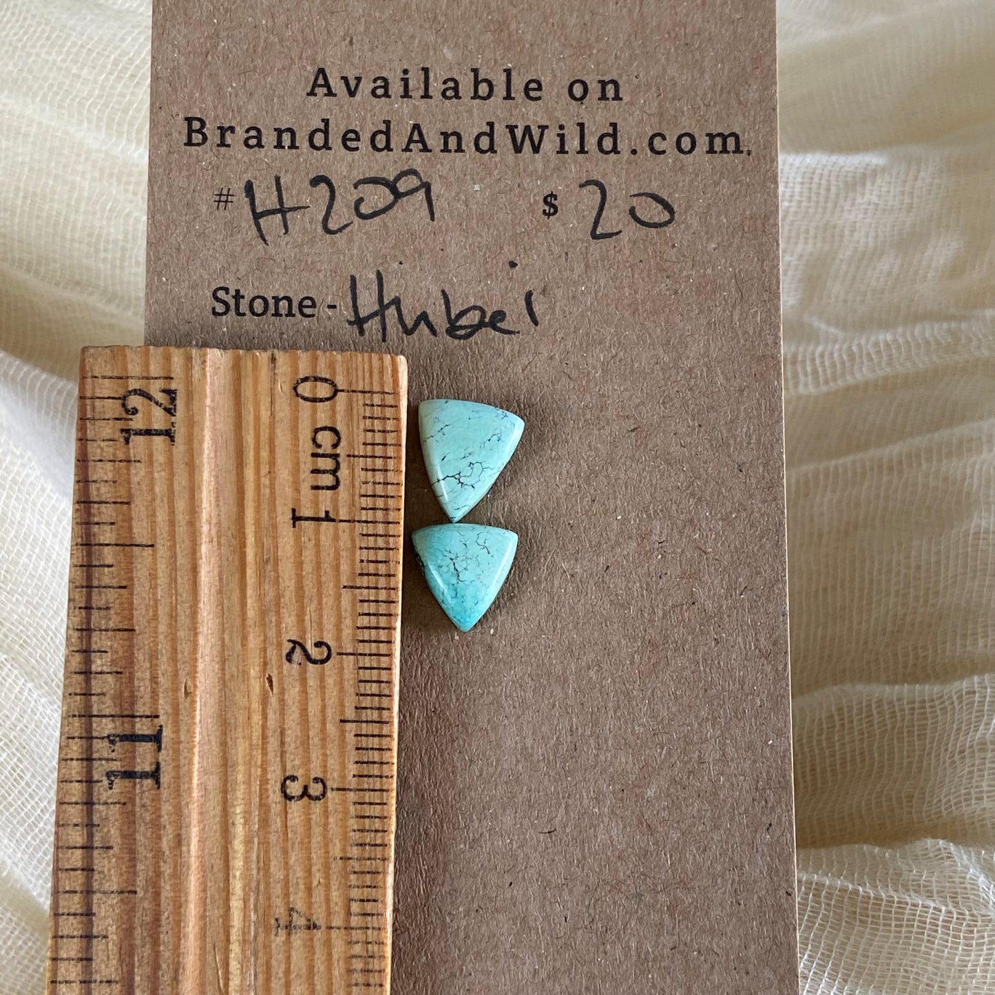 Hubei Turquoise Cabochon - H209 884348EB-0844-4944-978A-3C882D830E00 Brandedandwild.com