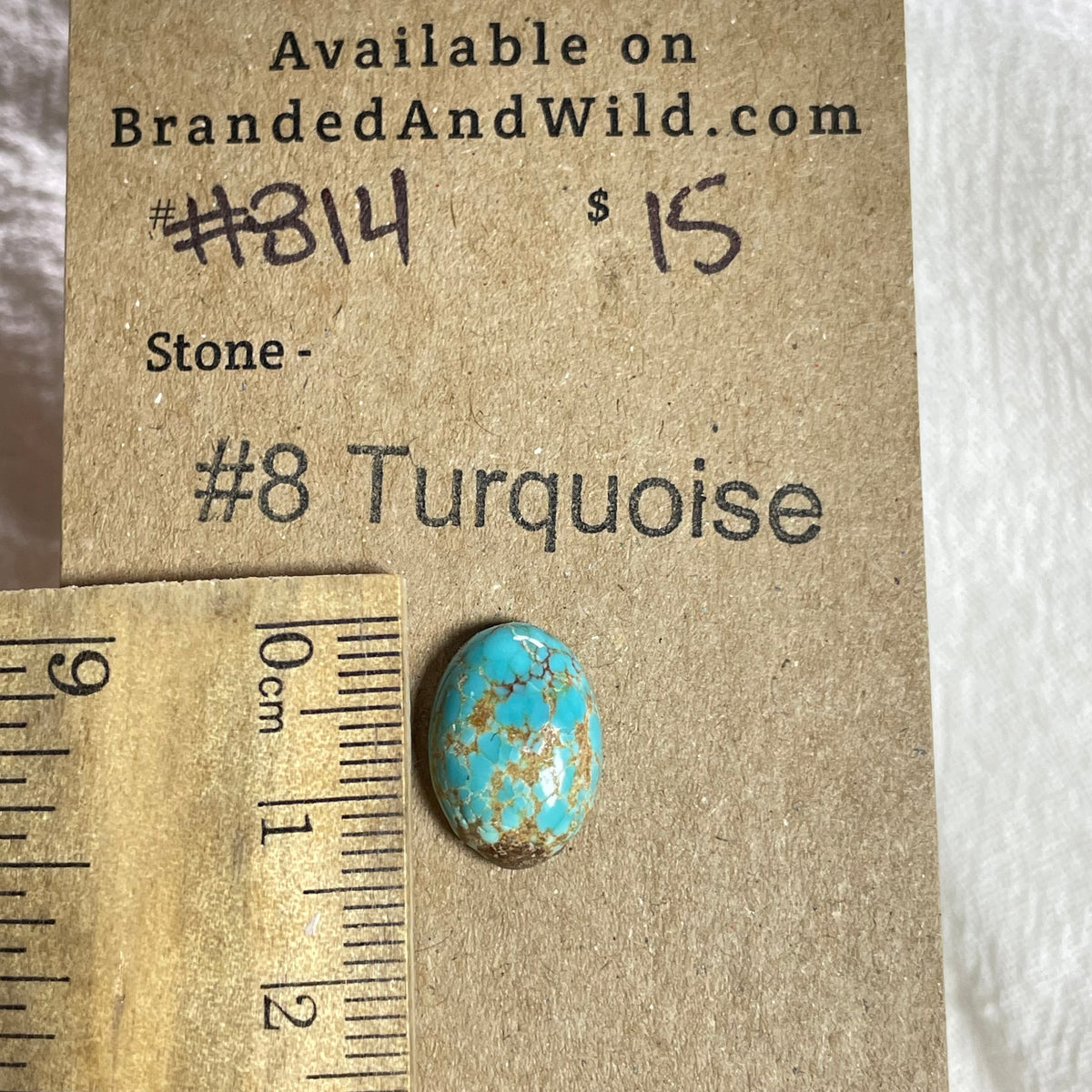 #8 Turquoise Cabochon - #814
