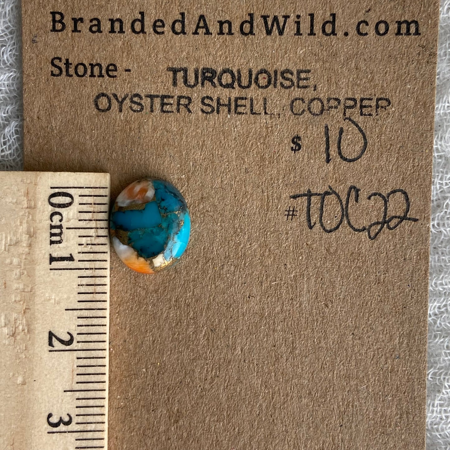 Turquoise, Oyster Shell, Copper - TOC22