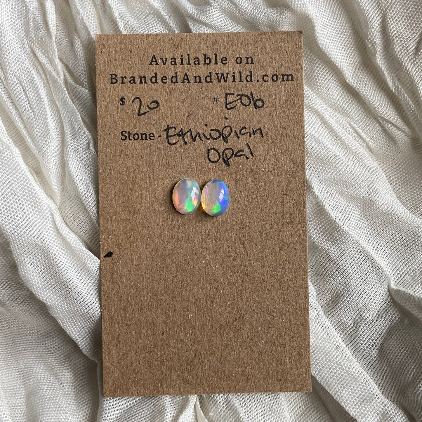 Ethiopian Opal Cabochon - EO6 8857E07B-ACCE-4346-923F-846505F16A79 Brandedandwild.com