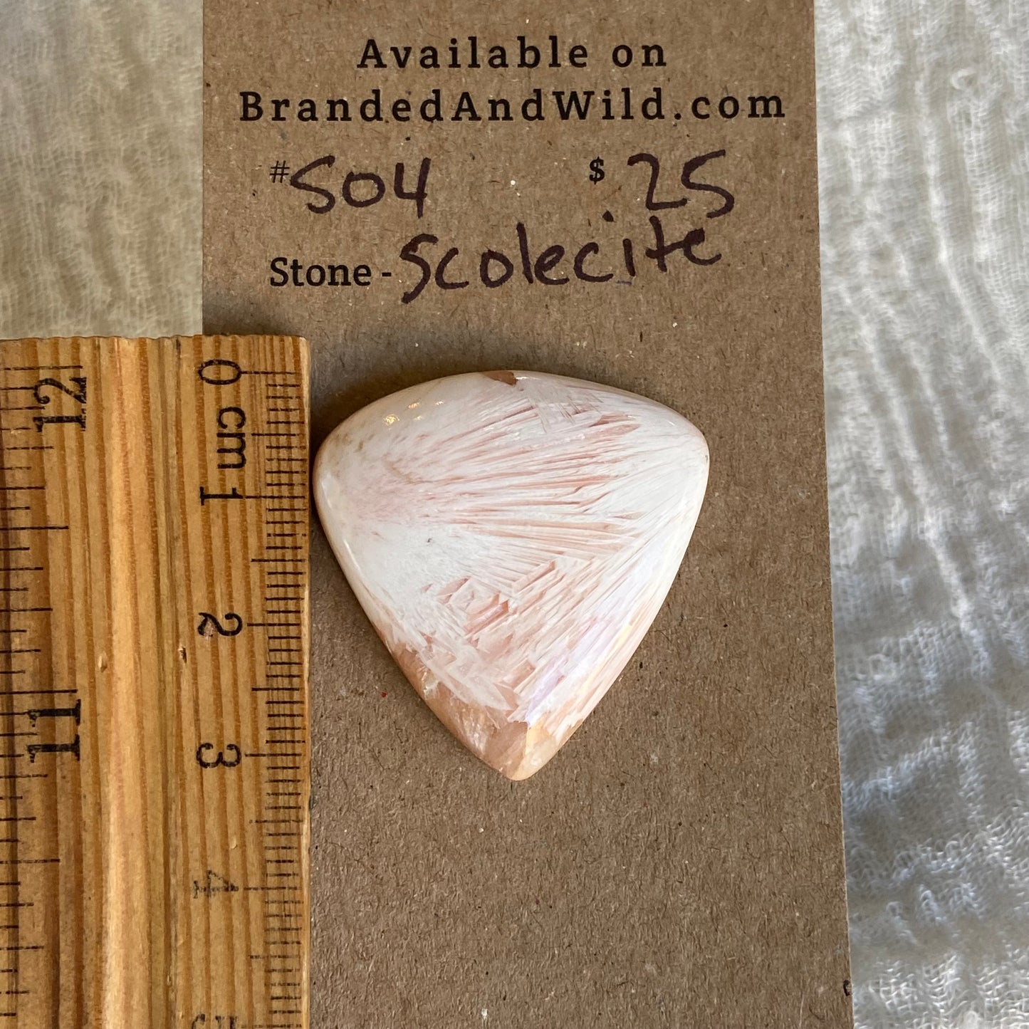 Scolecite Cabochon - S04
