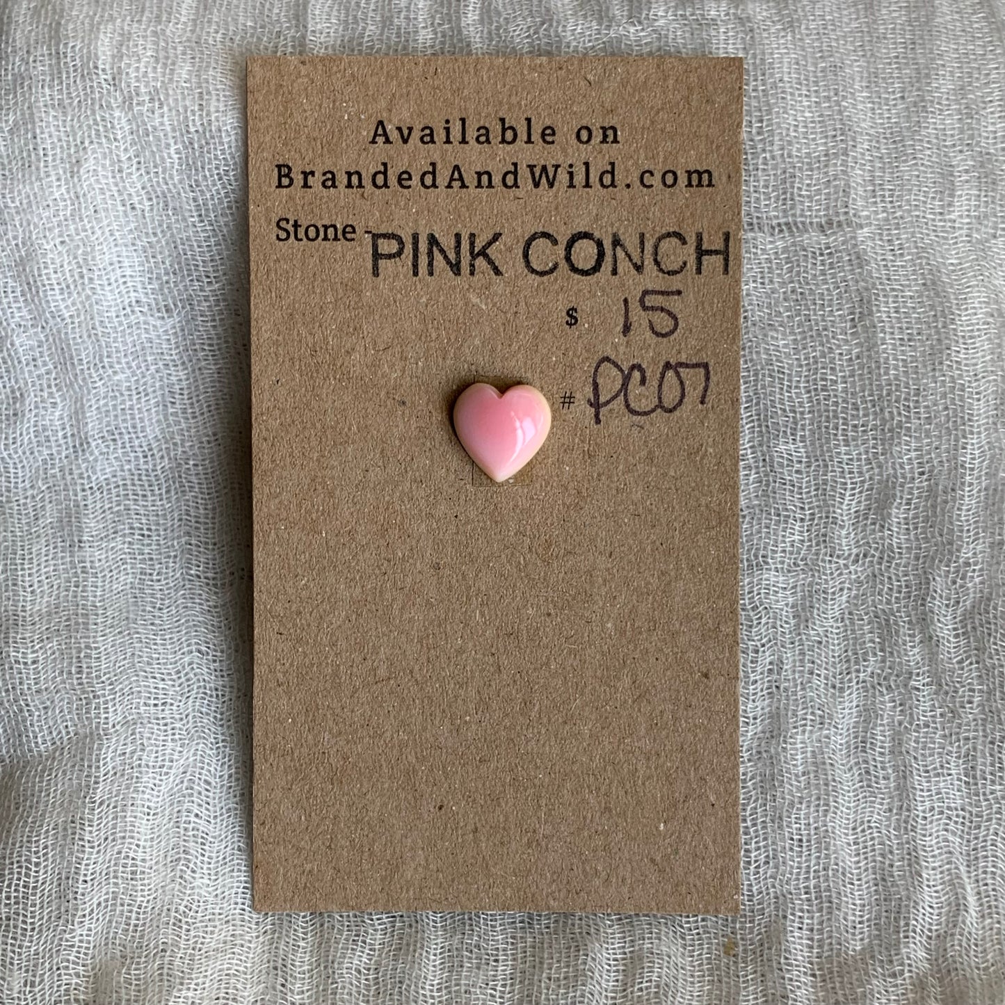 Pink Conch Cabochon - PC07