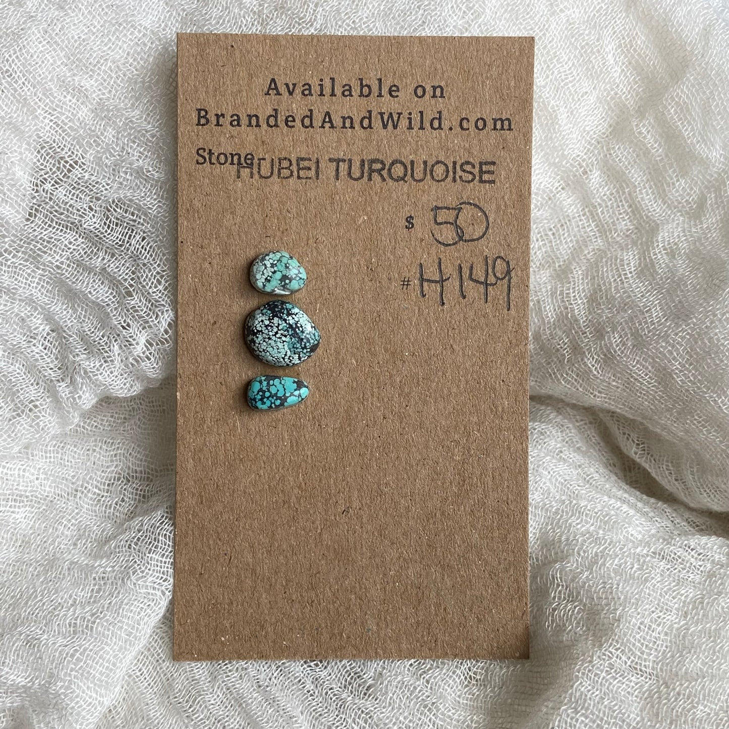 Hubei Turquoise Cabochon - H149 887DD186-EC23-4672-AADA-BD3FDF6AE909 Brandedandwild.com