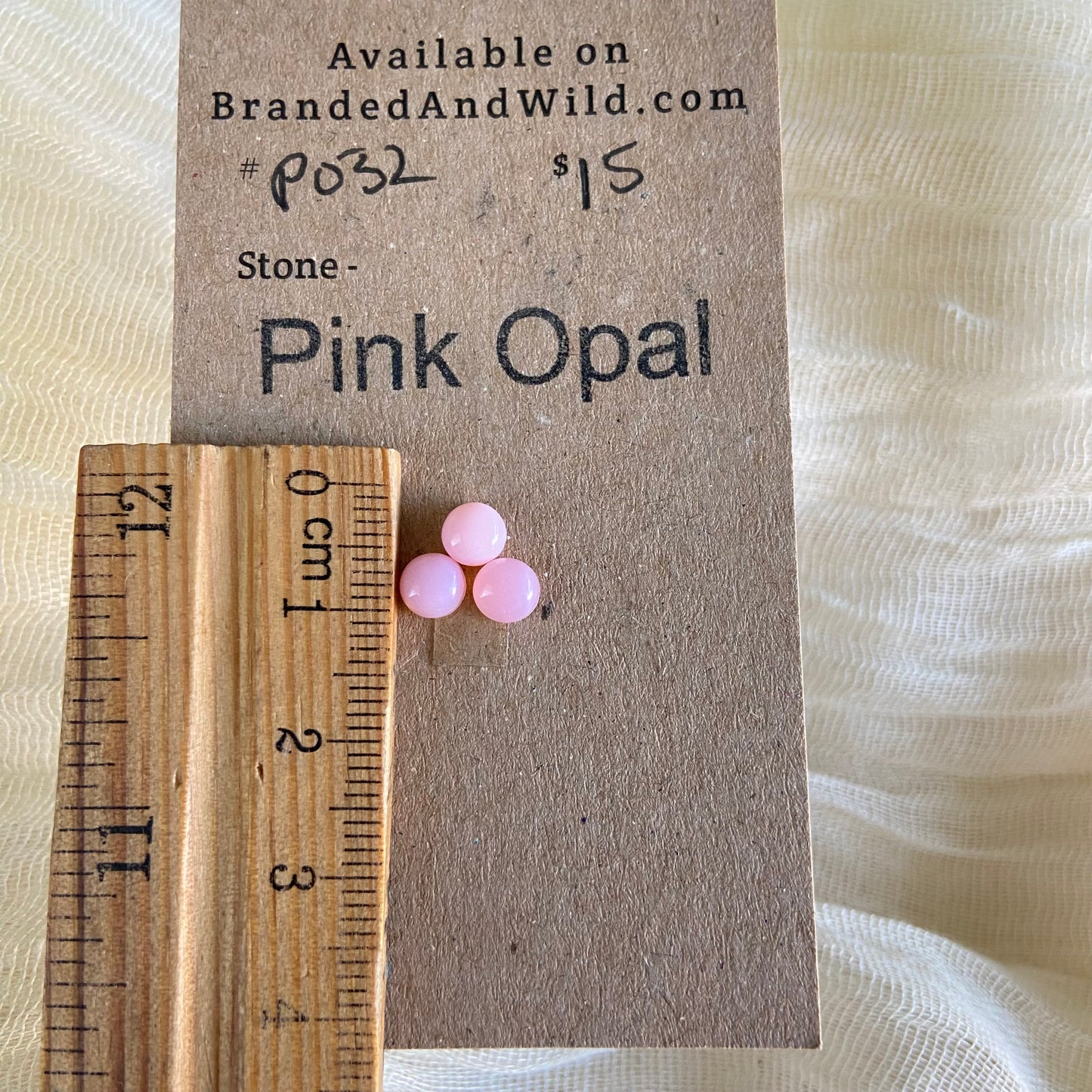 Pink Opal Cabochon - P032