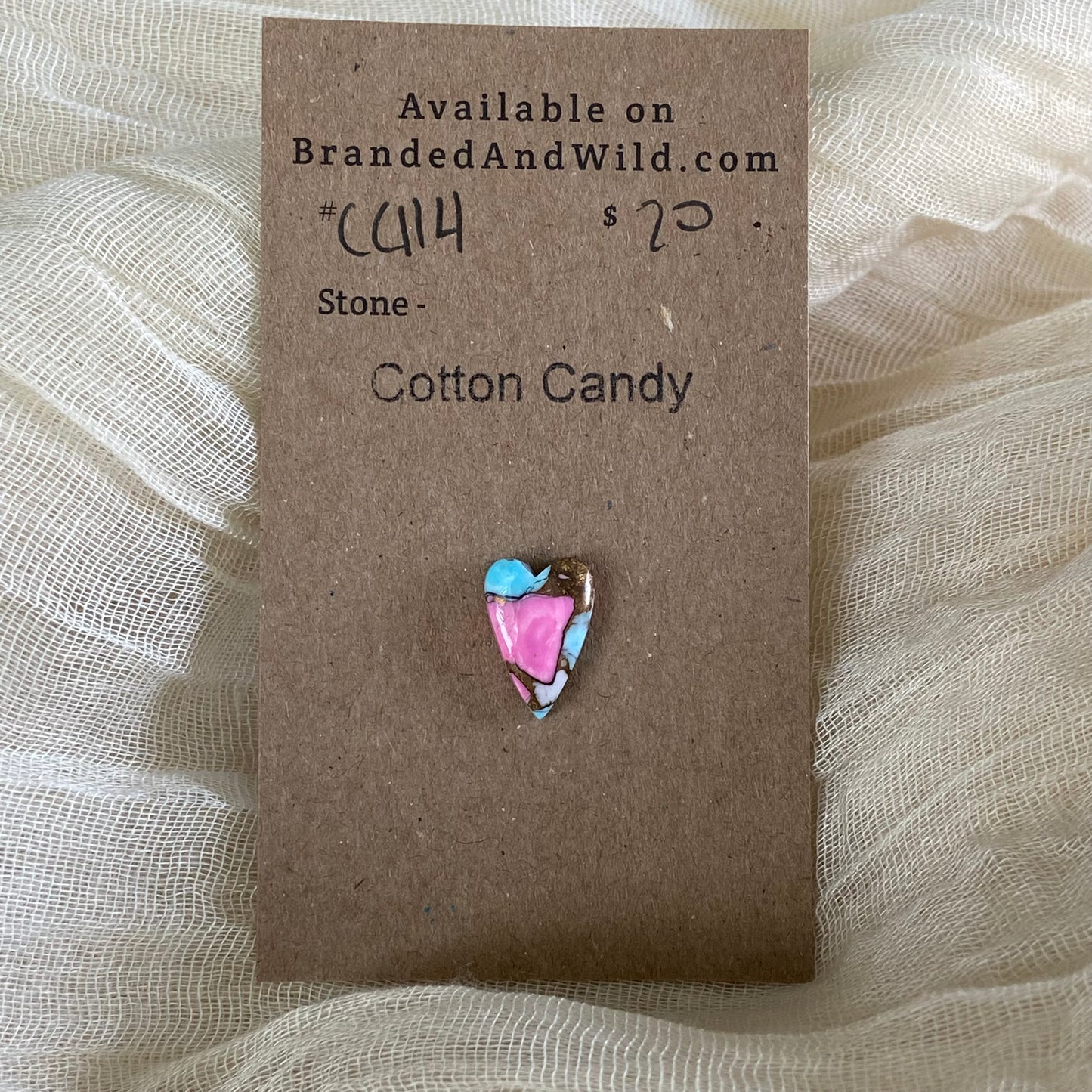 Cotton Candy Cabochon - CC114 88AB4605-2958-4033-90AE-BDB320995744 Brandedandwild.com