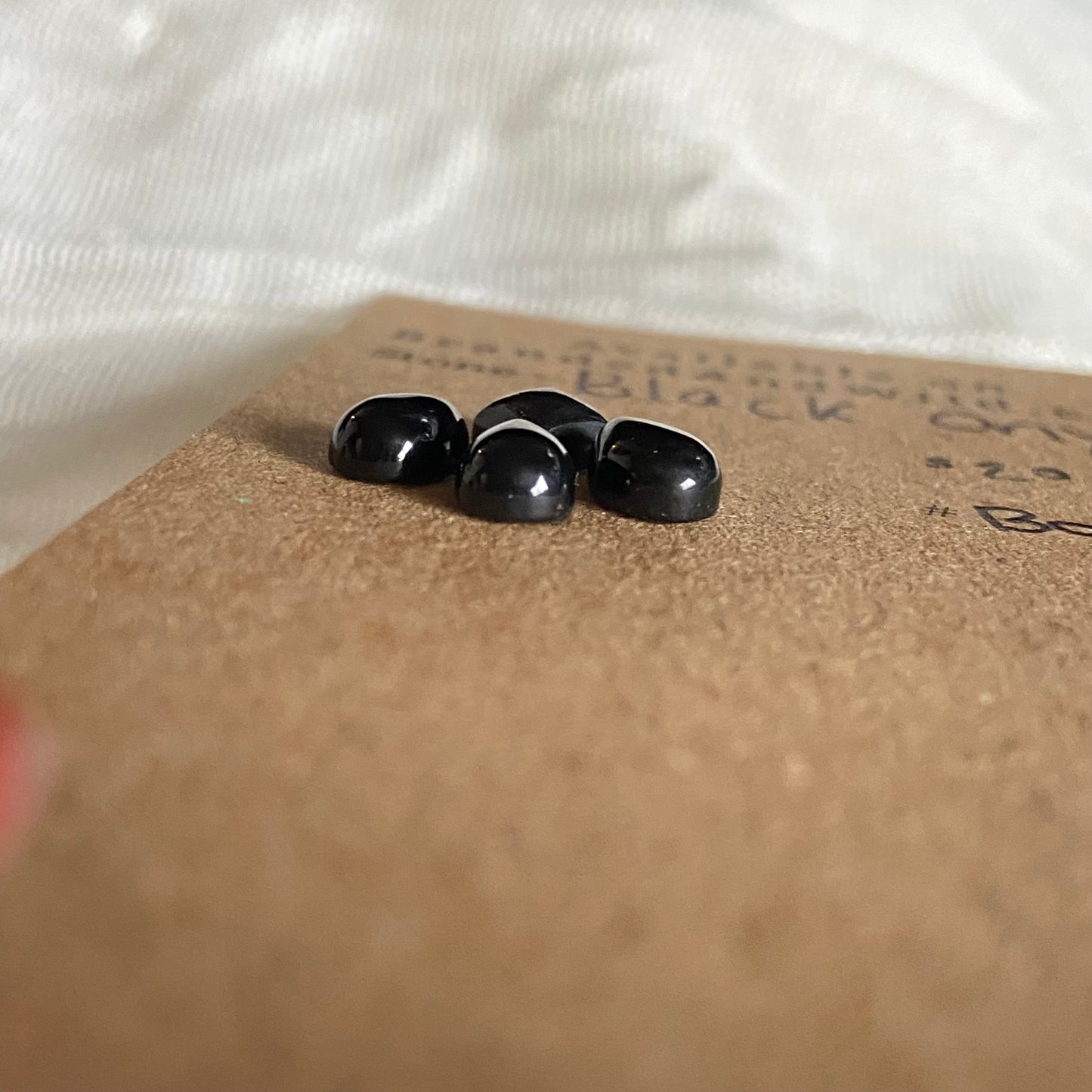 Black Onyx - Cabochon - B032 88D44557-D081-48BA-A00C-376271C36713 Brandedandwild.com
