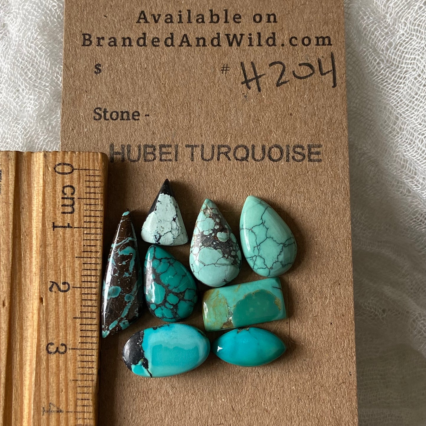 Hubei Turquoise Cabochon - H204