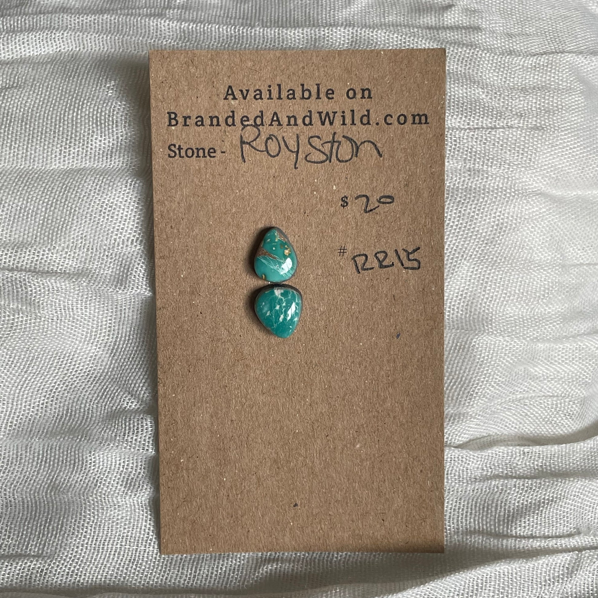 Royston Ribbon Turquoise Cabochon RR15 88DF2A7D-94A6-4899-A6F3-AC5413B31880 Brandedandwild.com