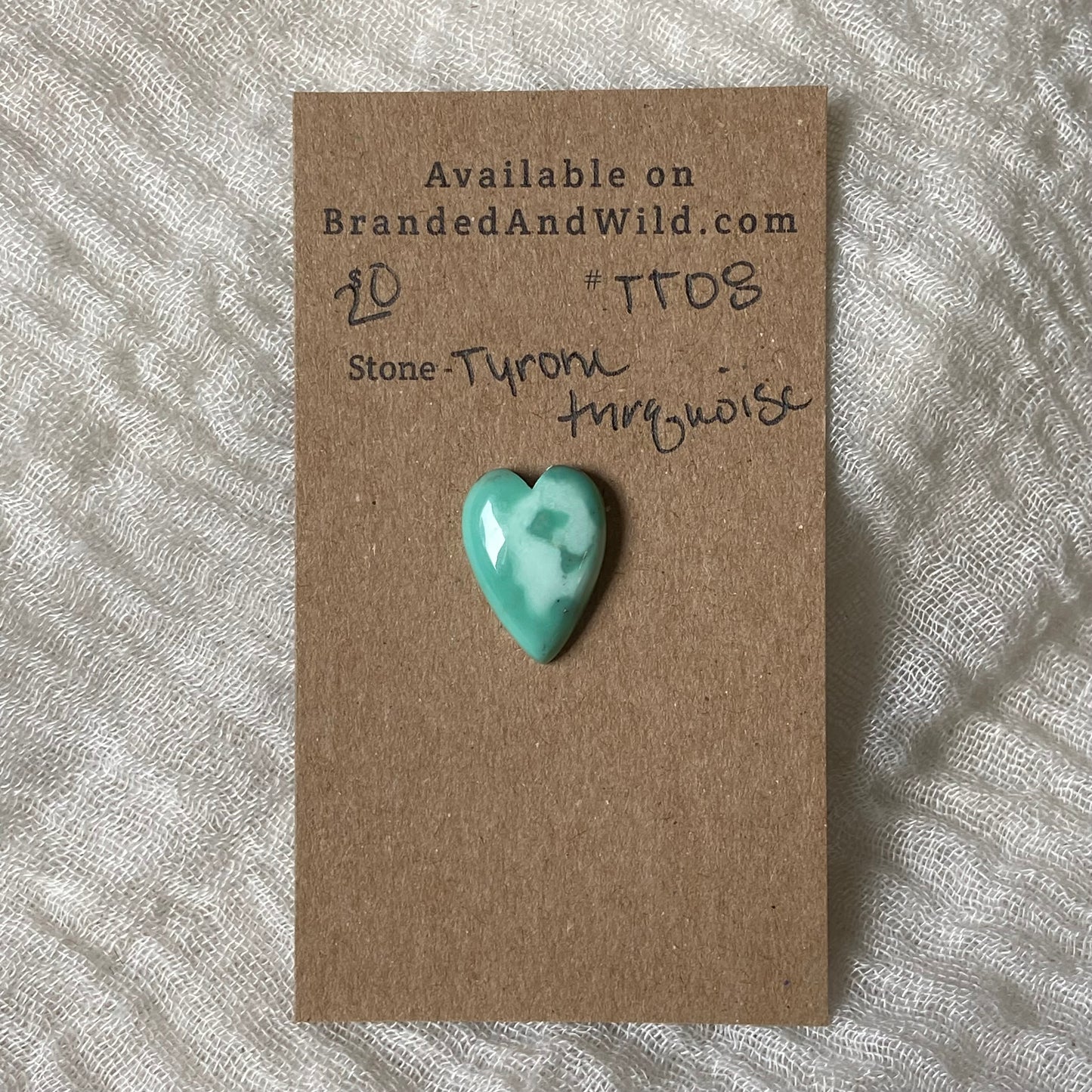 Tyrone Turquoise Cabochon - TT08 88E27338-ADFA-420D-88C7-2D364C00A070 Brandedandwild.com