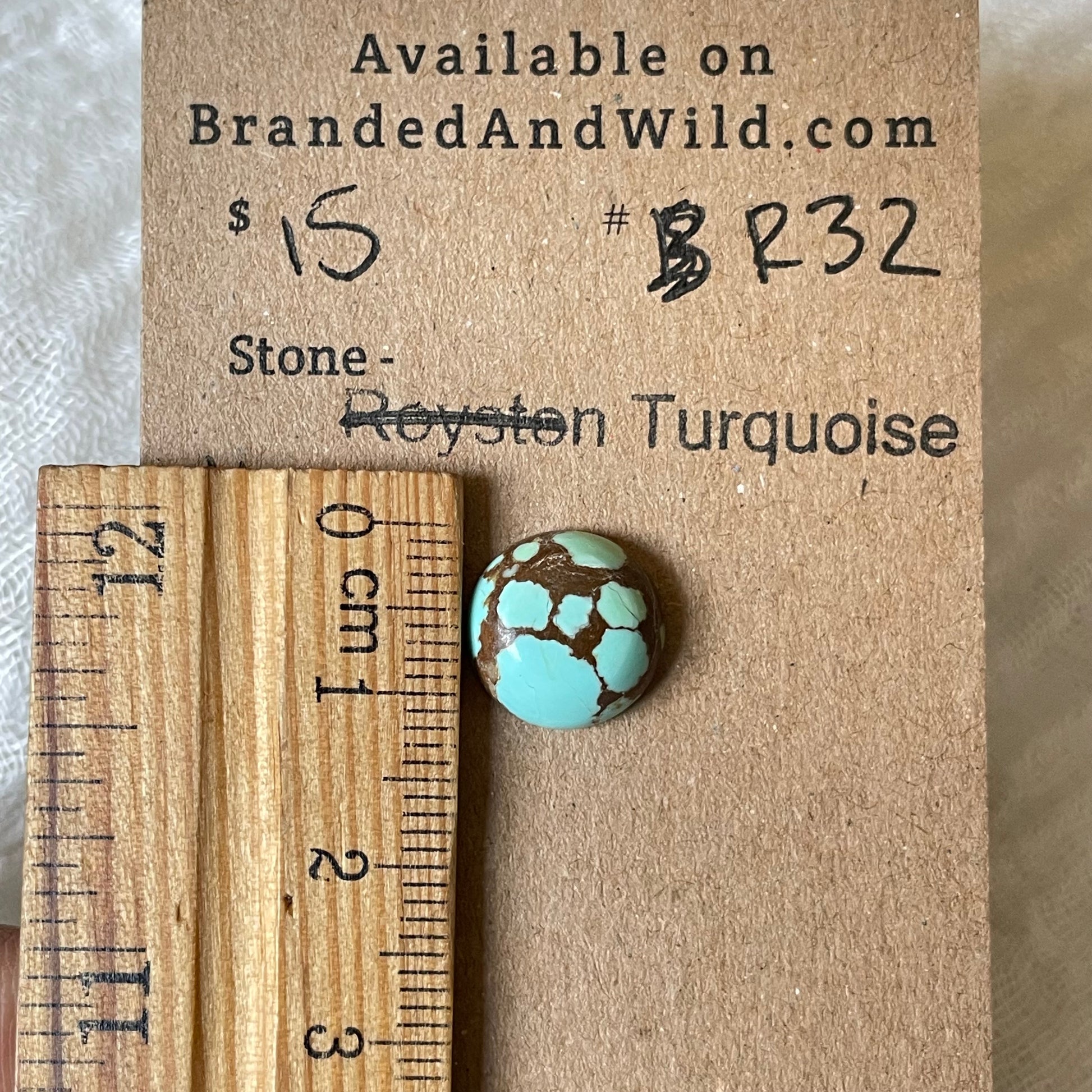 #8 Turquoise Cabochon - R32 88ED4D94-64ED-48FA-A7EE-BA345AE2405E Brandedandwild.com