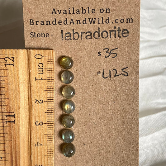 Labradorite Cabochon - L125 88F6614A-91C6-4434-B471-B75F5DD678FB Brandedandwild.com