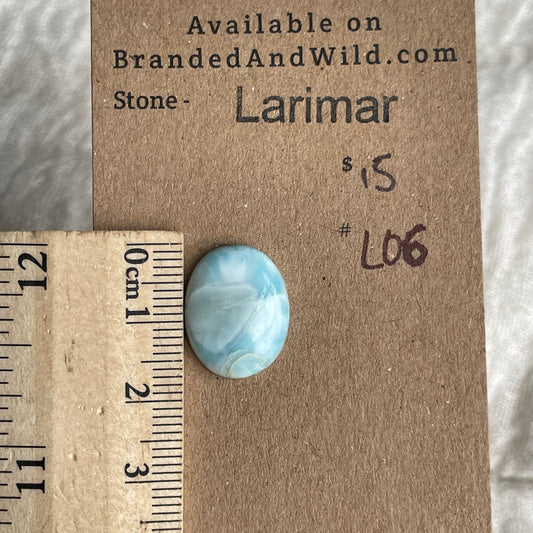 Larimar Cabochon - L06