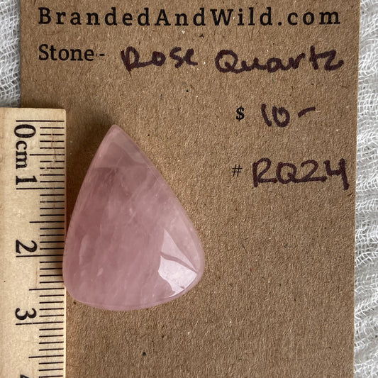 Rose Quartz Cabochon - RQ24