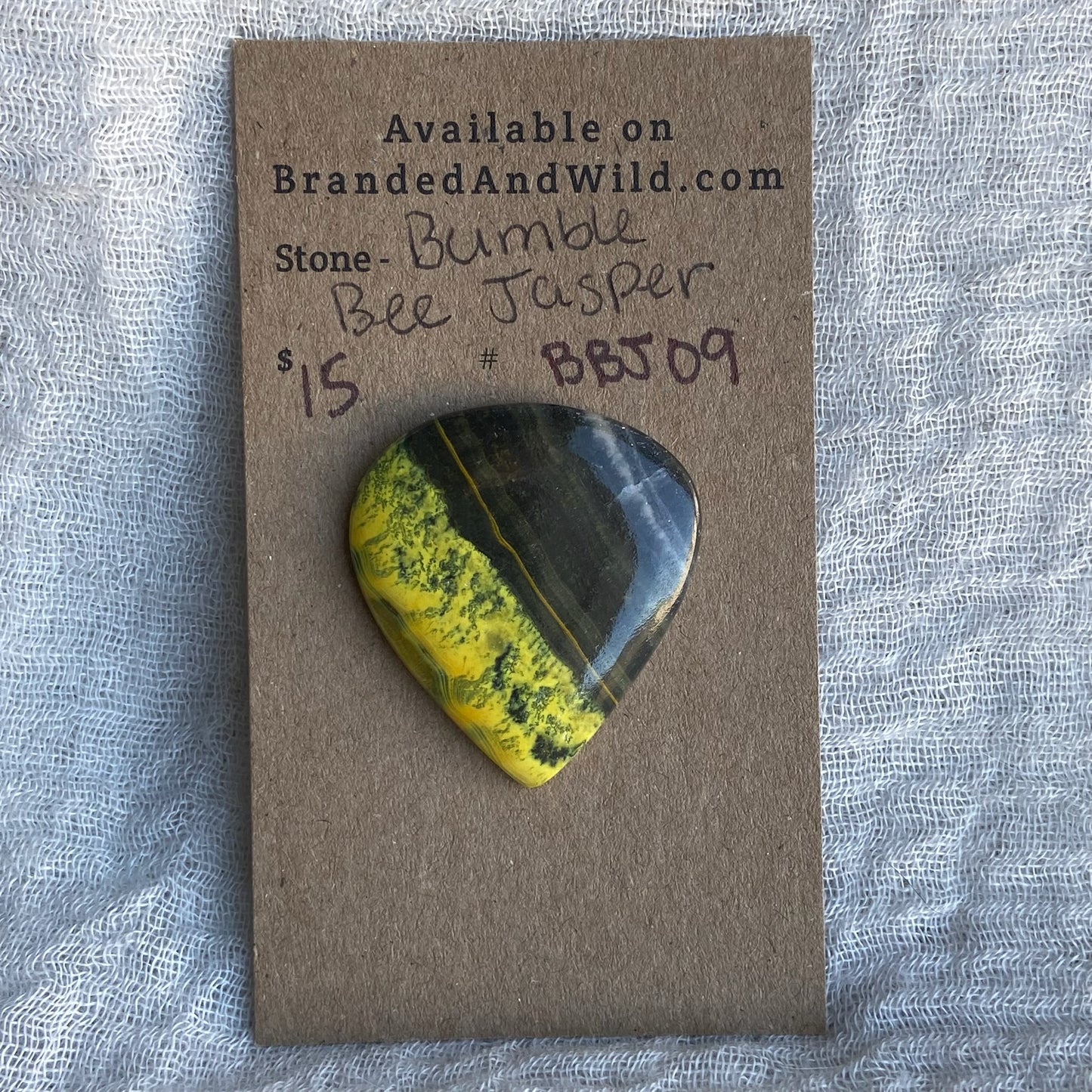 Bumblebee Jasper Cabochon - BBJ09