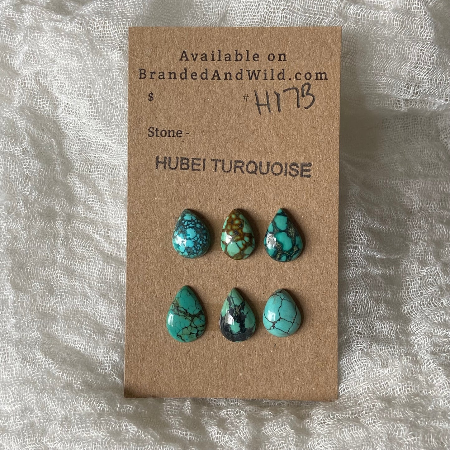 Hubei Turquoise Cabochon - H173