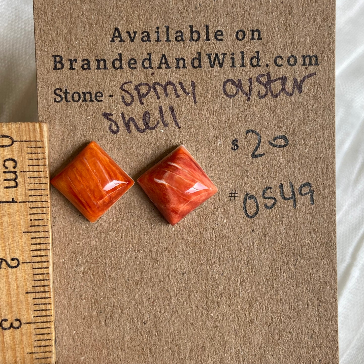 Oystershell Cabochon - OS49 89709125-F0AC-4F2E-B62A-62ABDFF2CA28 Brandedandwild.com