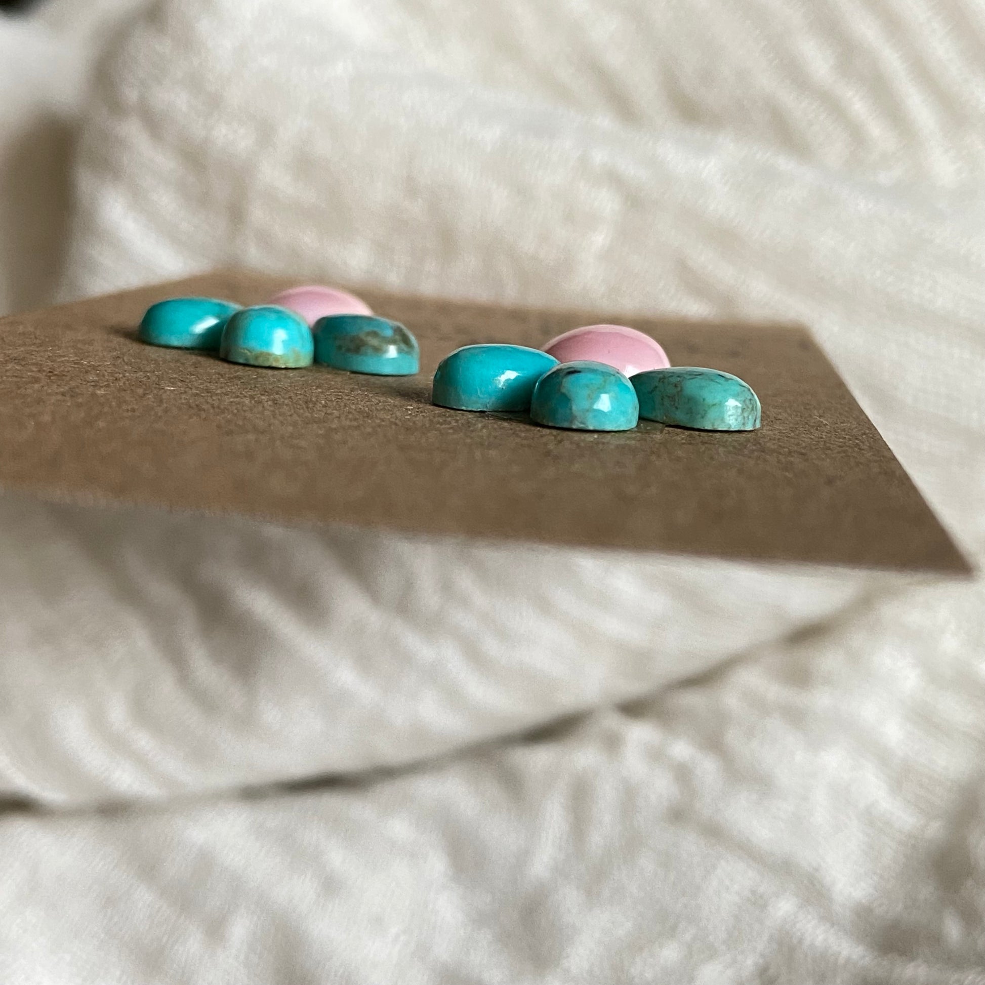 Kingman / Pink Conch Cabochon - Mix247 89823330-204C-4A48-8478-46AD99F2C98B Brandedandwild.com