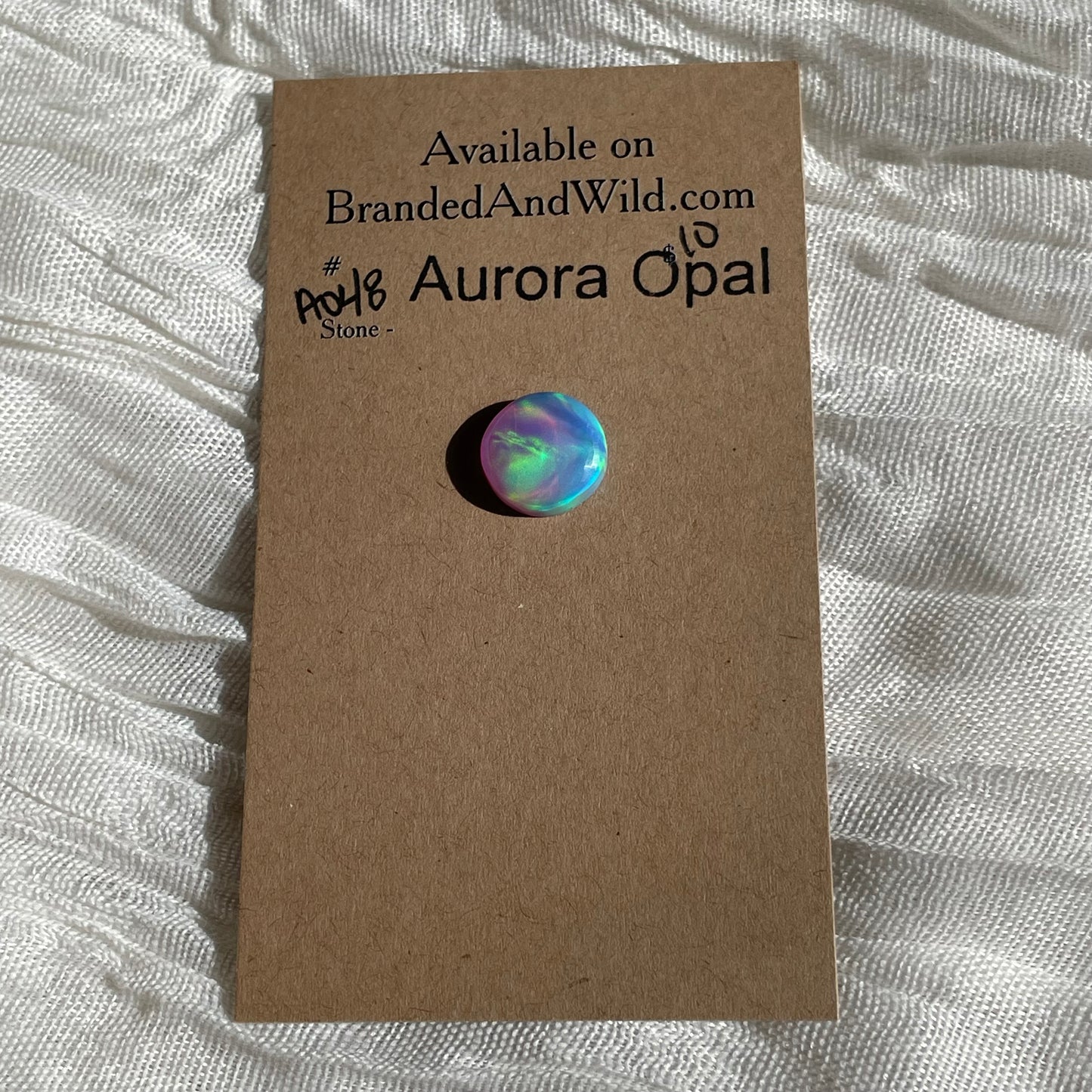 Aurora Opal Cabochon - A048 8982376D-09C5-4577-B4C6-EAD8607A76DF Brandedandwild.com