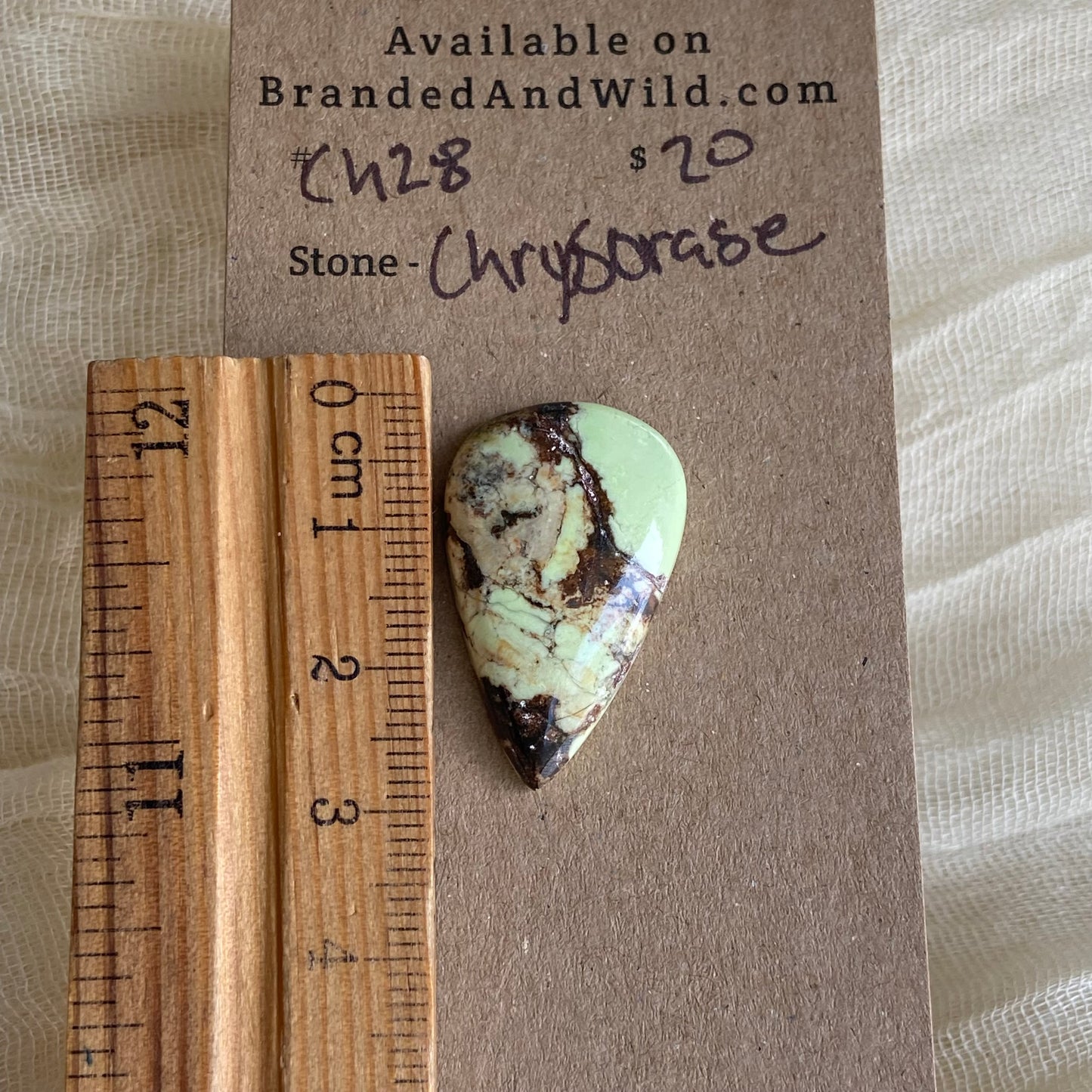 Chrysoprase Cabochon - Ch28