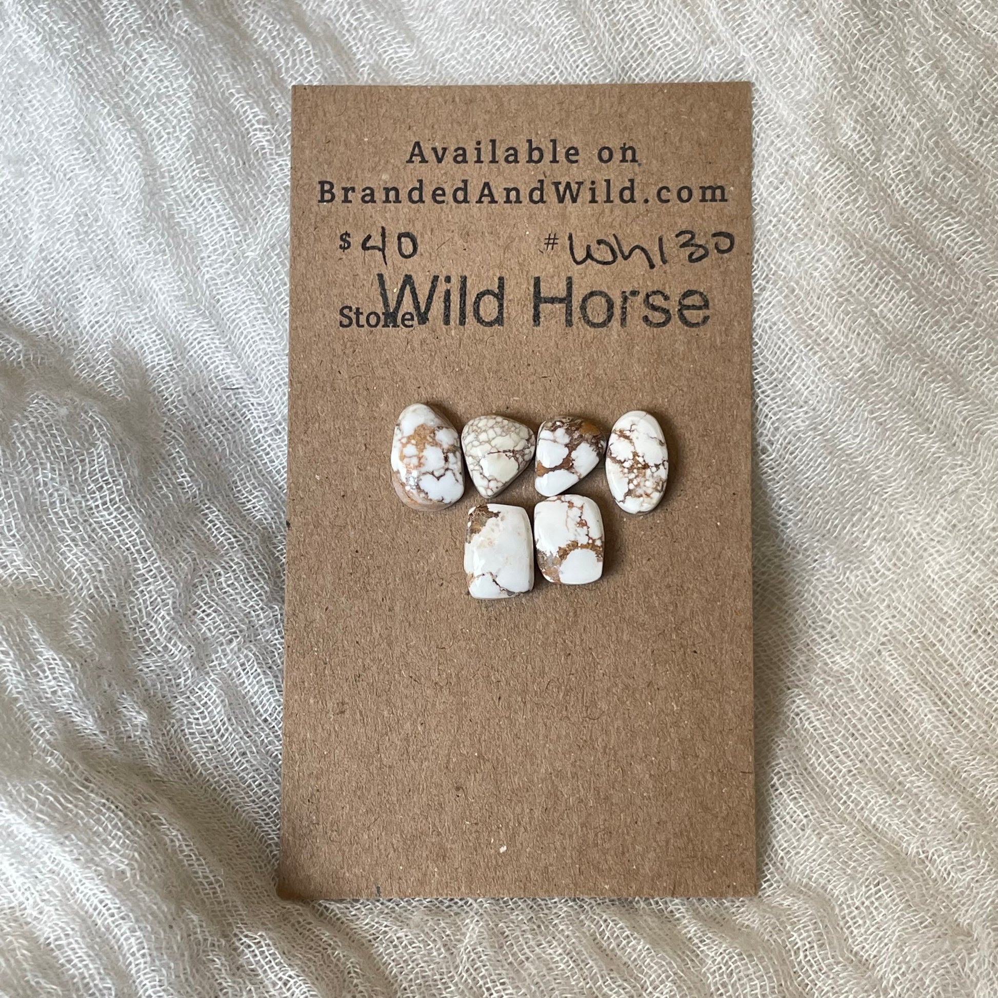 Wild Horse Cabochon - WH130 89D2A832-1AC9-4573-B9C6-F13B5793C1B1 Brandedandwild.com