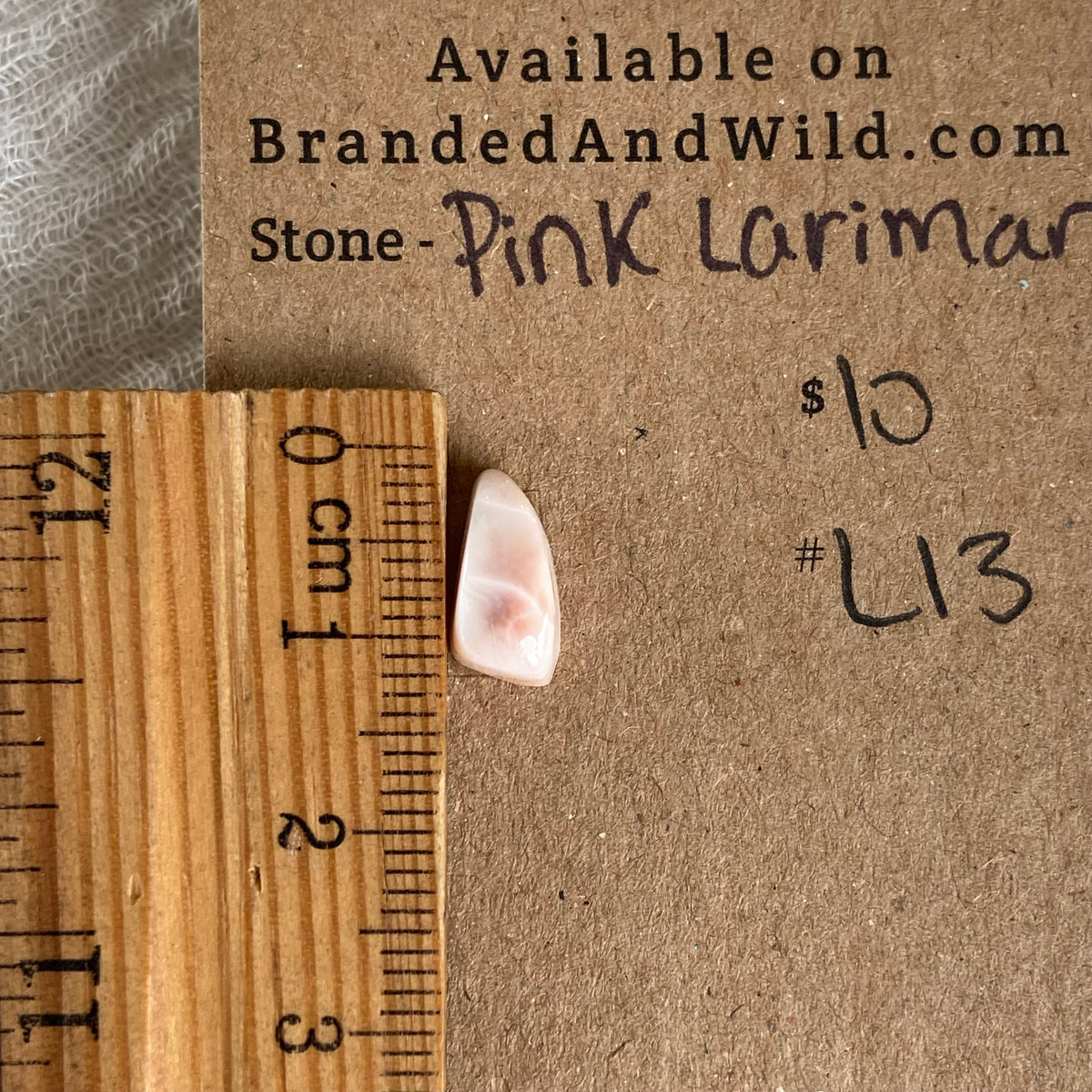 Pink Larimar Cabochon - PL13