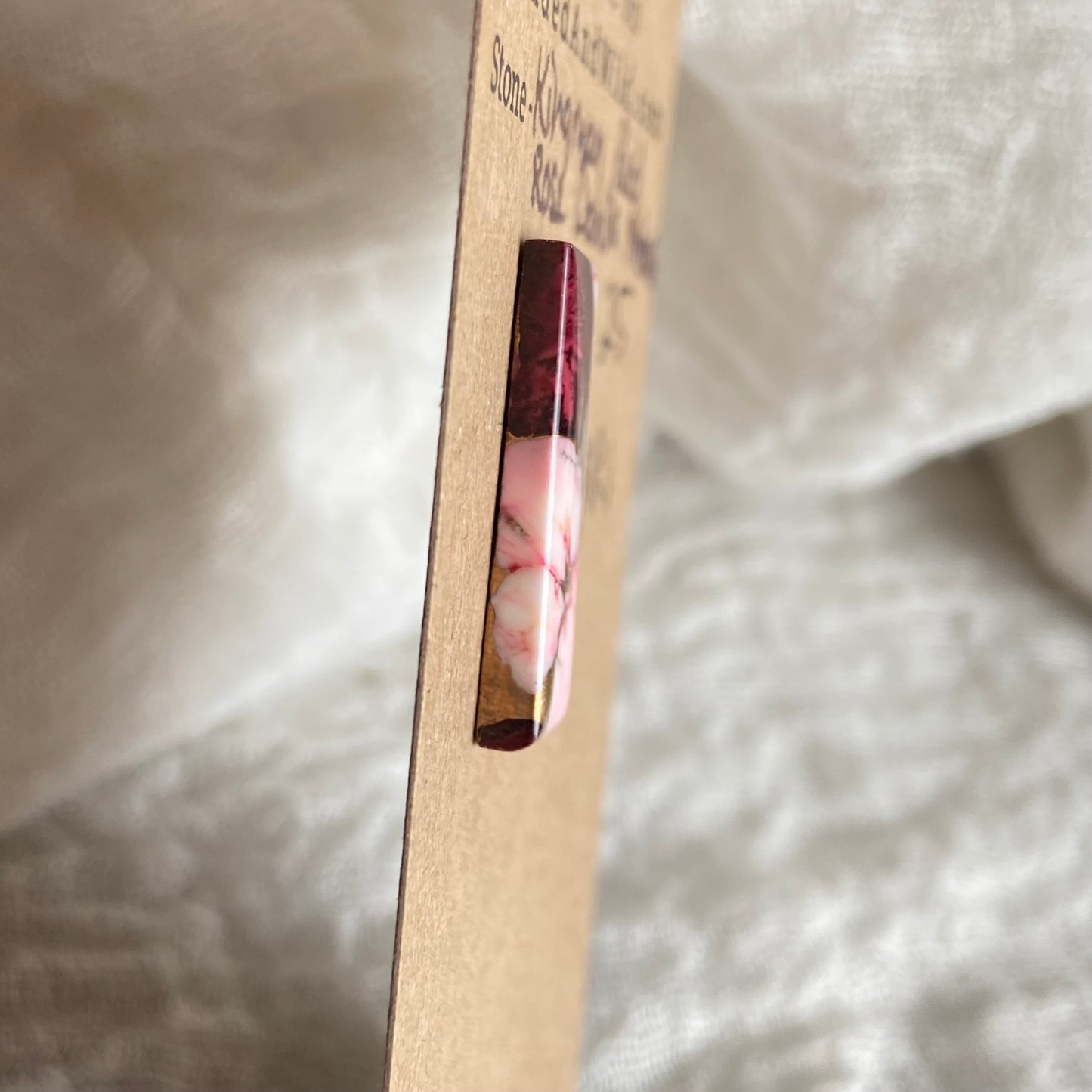Kingman Red Dahlia Rose Mohave Cabochon - KR1