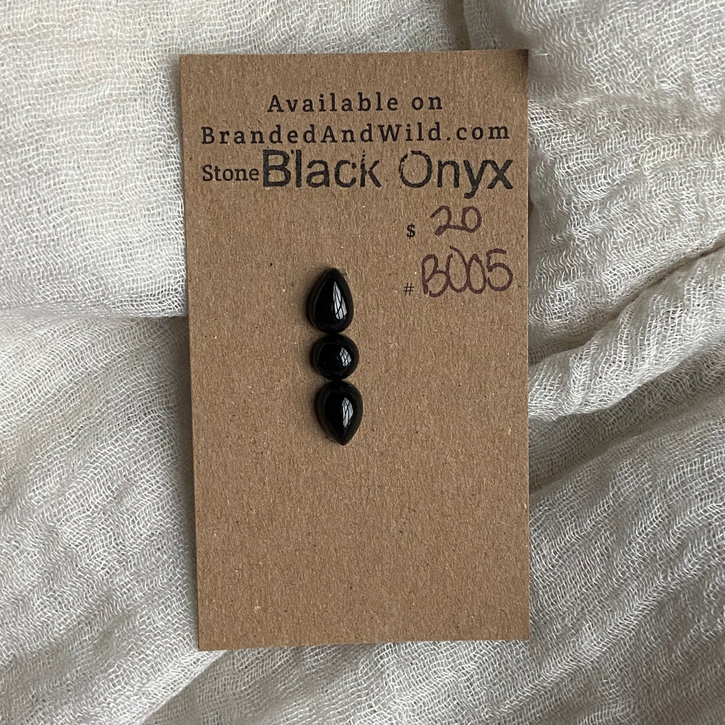 Black Onyx - Cabochon - BO05