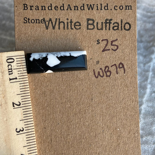 White Buffalo Cabochon - WB79