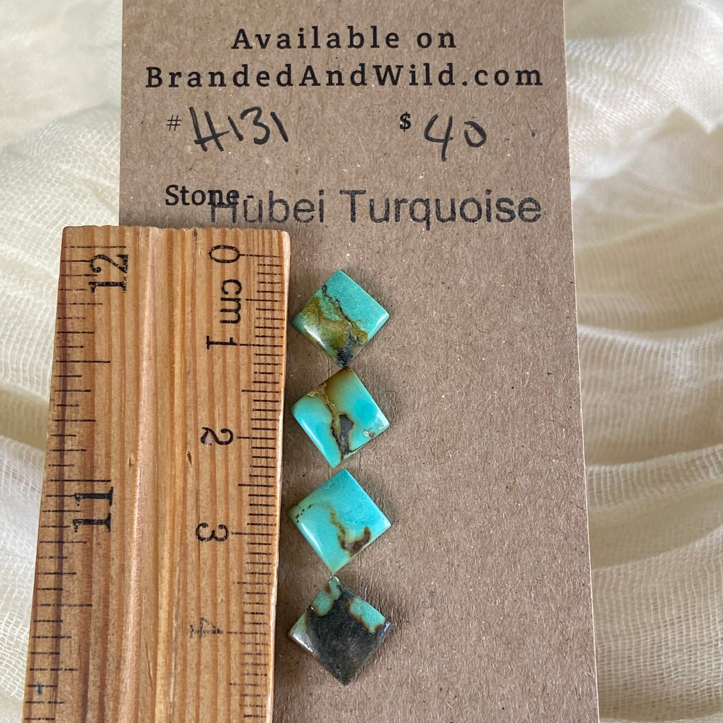 Hubei Turquoise Cabochon - H131 8AAF3824-3402-4F5A-906D-3EE8AC345EEF Brandedandwild.com