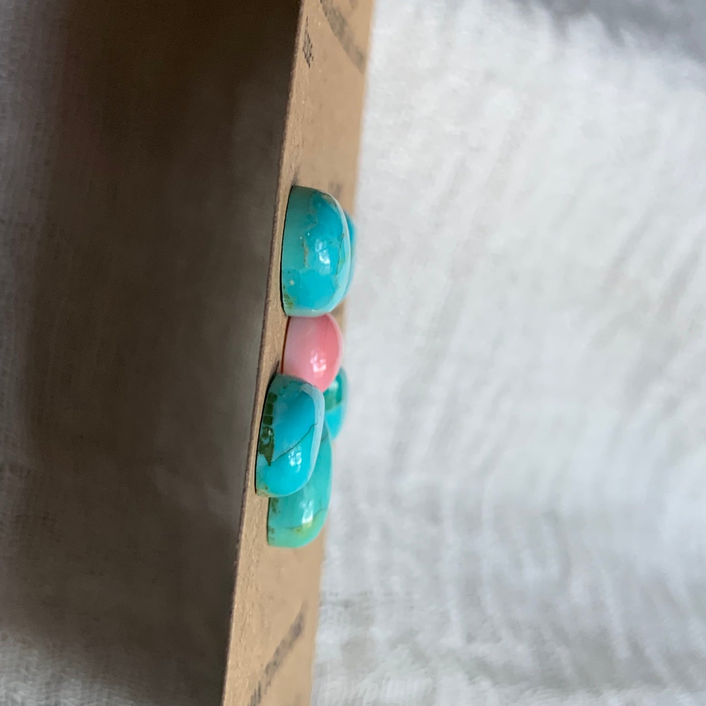 Kingman / Pink Conch Cabochon - Mix13