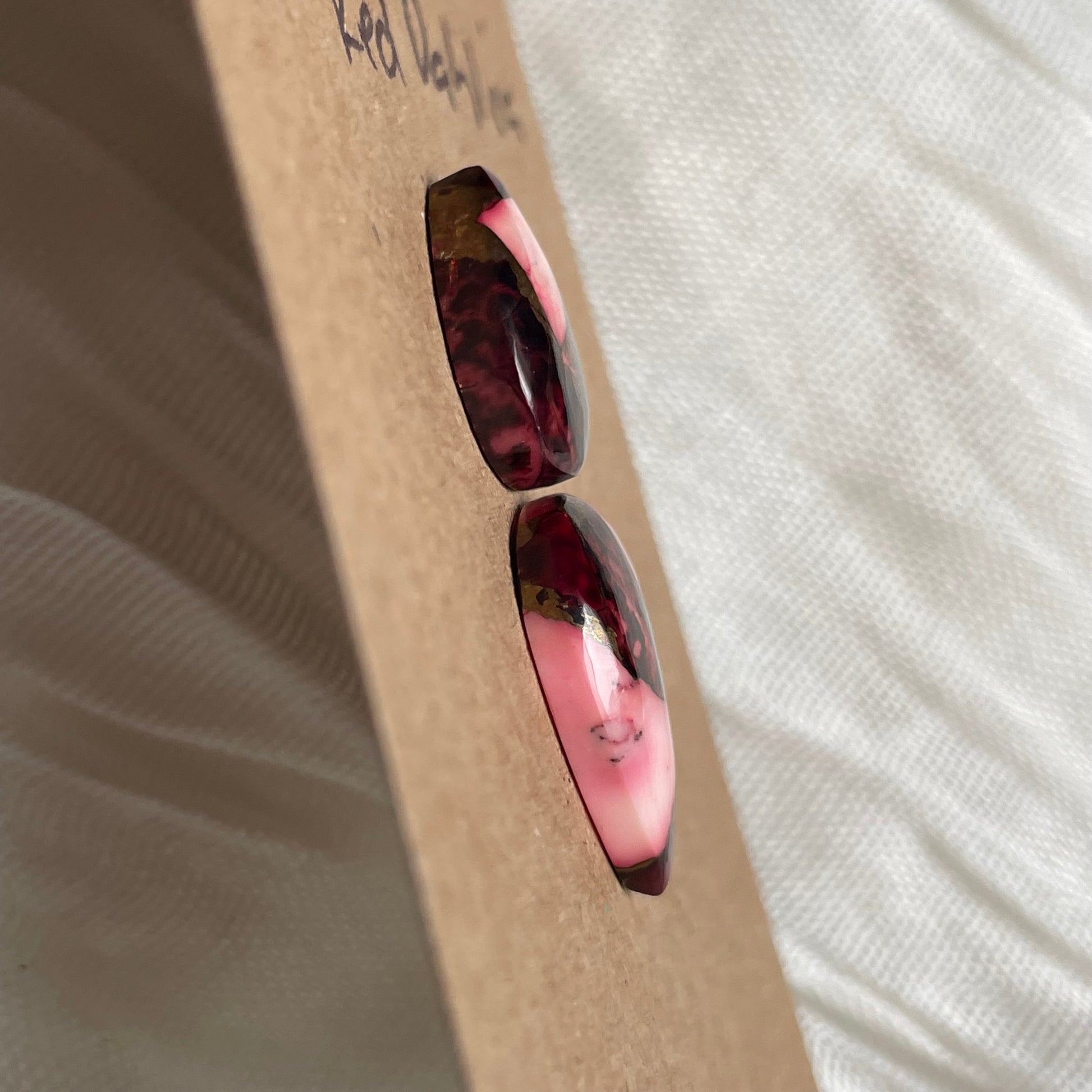 Red Dahlia Cabochon - RD38 8AE358F1-A7C5-4769-A618-88EAC0FCB1E1 Brandedandwild.com