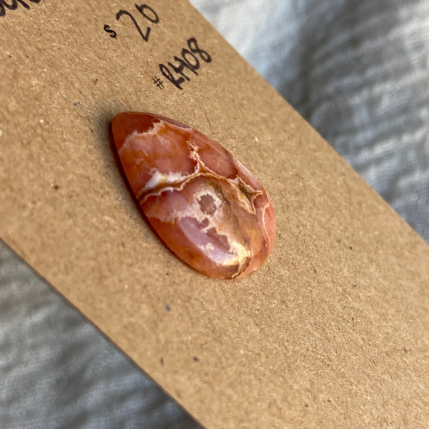 Rhodochrosite Cabochon - R08