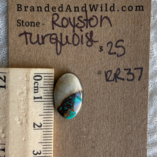 Royston Ribbon Turquoise Cabochon RR37