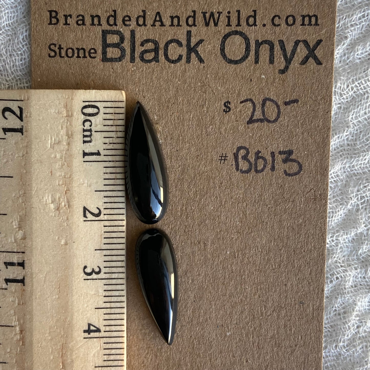 Black Onyx - Cabochon - BO13