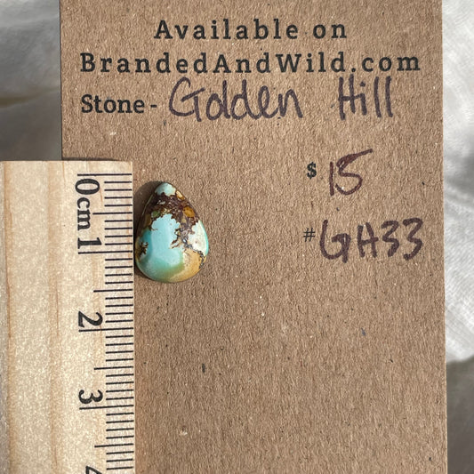 Golden Hill Turquoise Cabochon - GH33