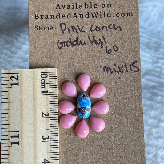 Pink Conch Cabochon - Mix115