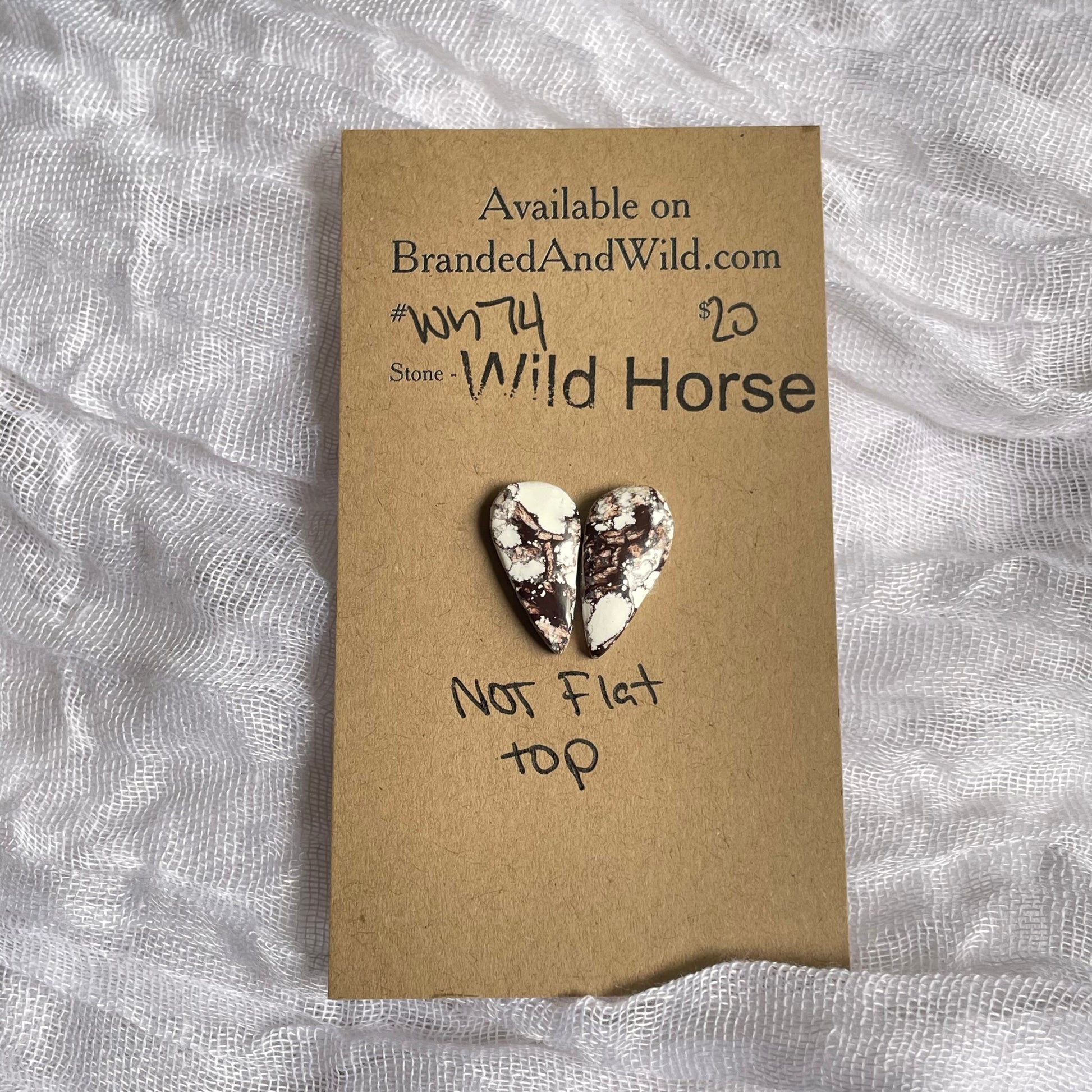 Wild Horse Cabochon - WH74 8B8A0501-2B60-4B67-A20A-6739C118AB8A Brandedandwild.com