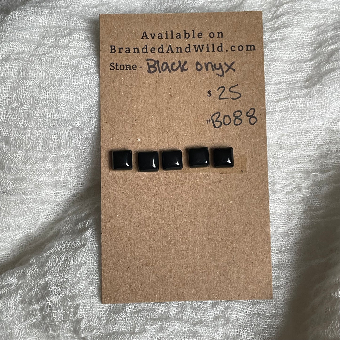 Black Onyx - Cabochon - BO88