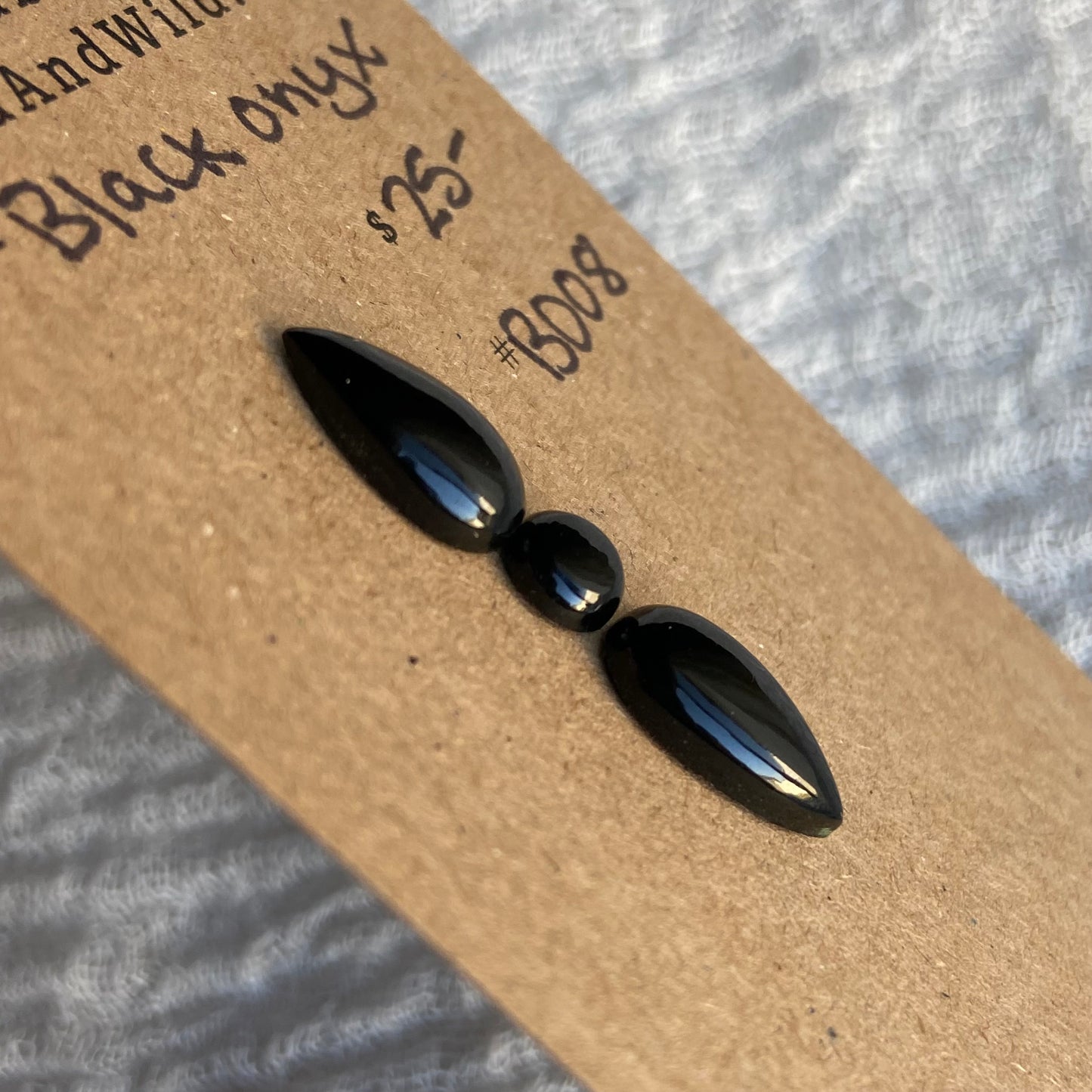 Black Onyx - Cabochon - BO08