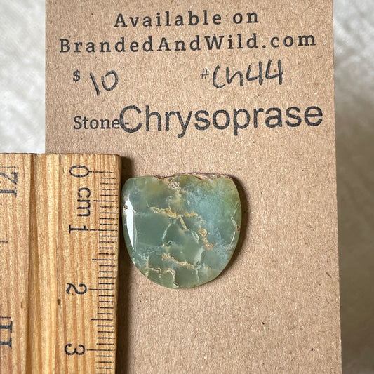 Chrysoprase Cabochon - Ch44 8BE1BFCF-87BA-454C-868F-A0EAF02EEA60 Brandedandwild.com