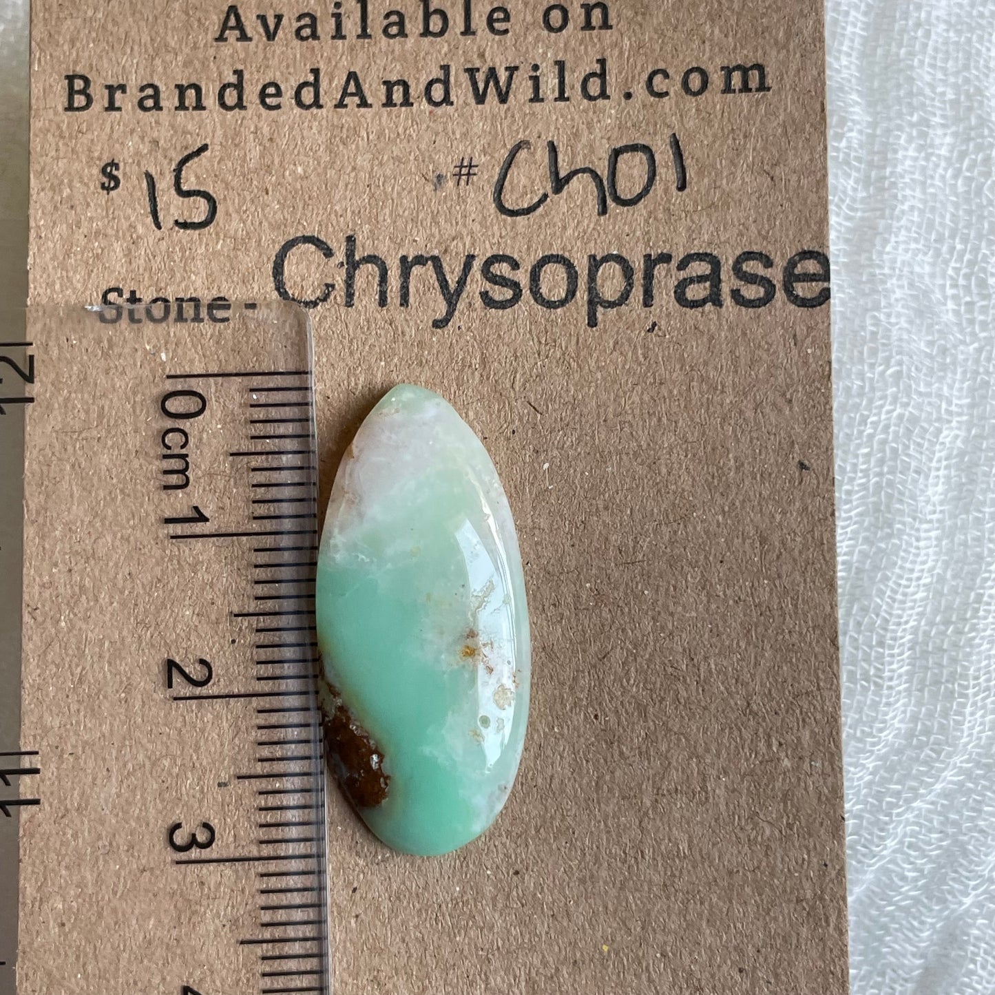 Chrysoprase Cabochon - Ch01
