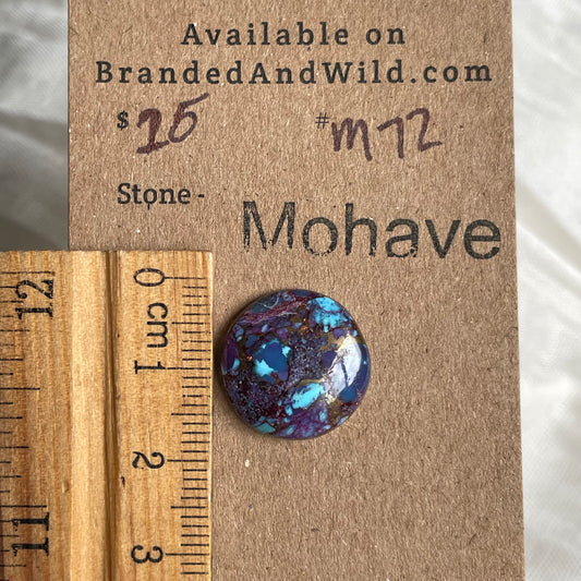 Mohave Cabochon - M72 Cabochon 8C1004D0-9DE5-43B3-9E0A-318FE75B20F5 Brandedandwild.com