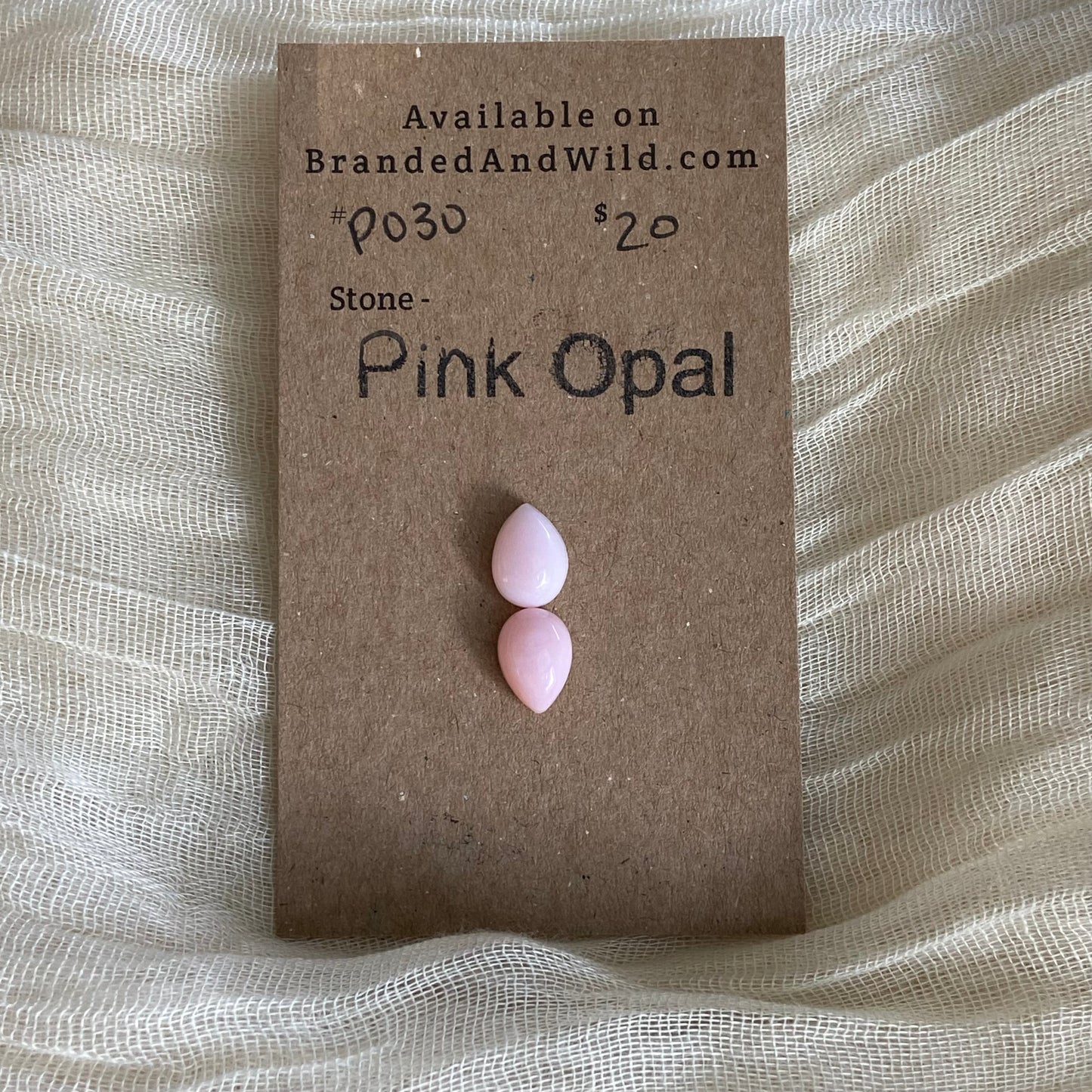 Pink Opal Cabochon - P030