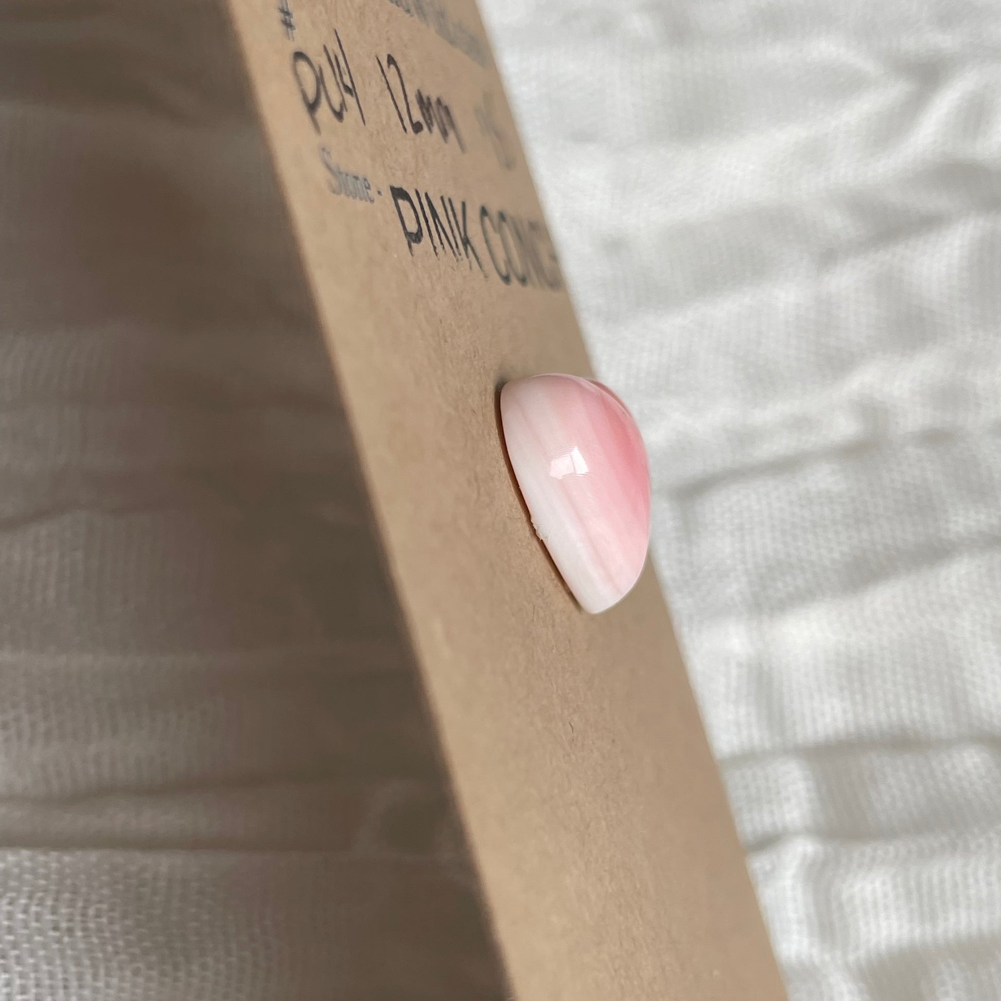 Pink Conch Cabochon - PC14 8C258348-A0F0-4F94-9945-2F64D7579305 Brandedandwild.com