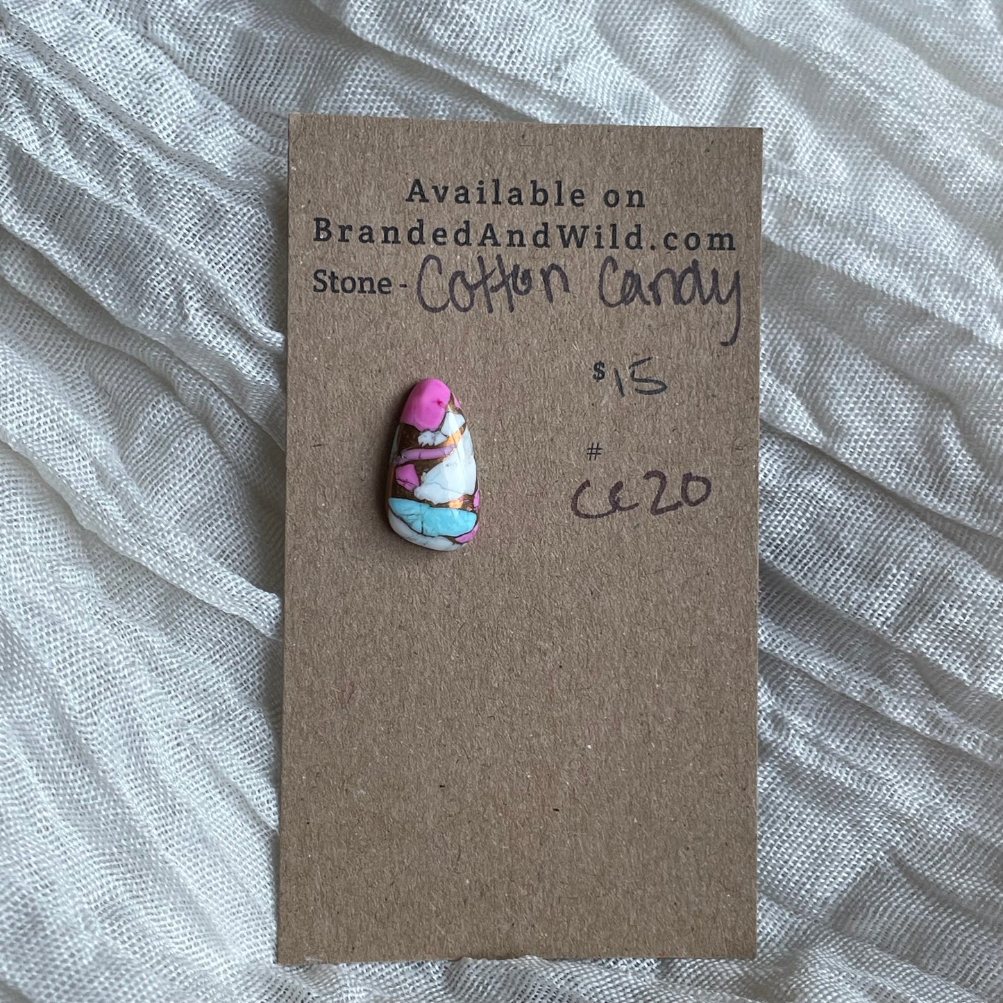 Cotton Candy Cabochon - CC20 8C36FF98-4B3B-4119-BDBD-45F956FF9A42 Brandedandwild.com