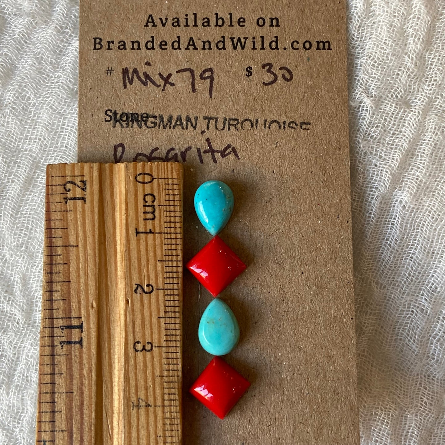 Rosarita / Kingman Cabochon - MIX79