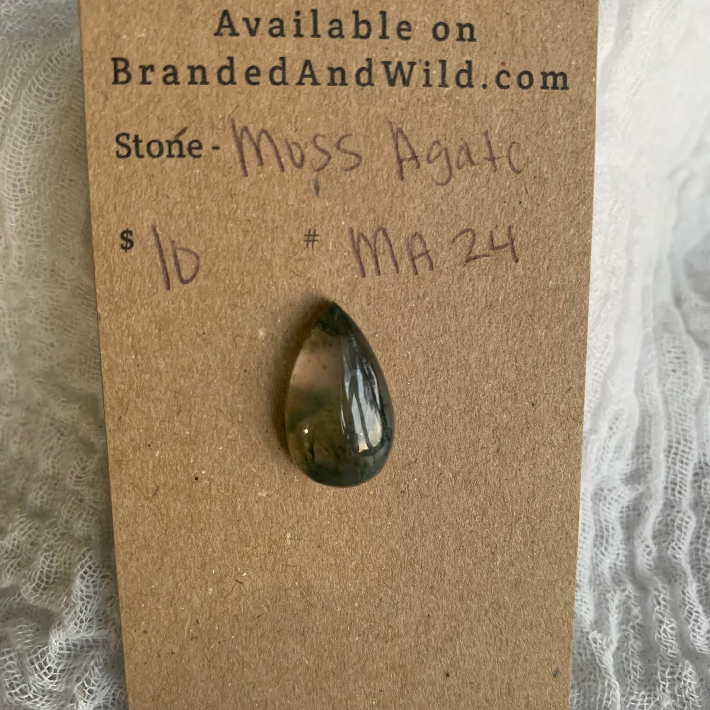 Moss Agate Cabochon- MA24